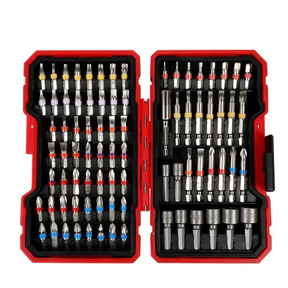 Power Tools - 多機能パワーツールアクセサリーキット。家庭用工具の修理、電動ドリルのメンテナンス、各種プロジェクトに最適なドライバービットのアソートセット。