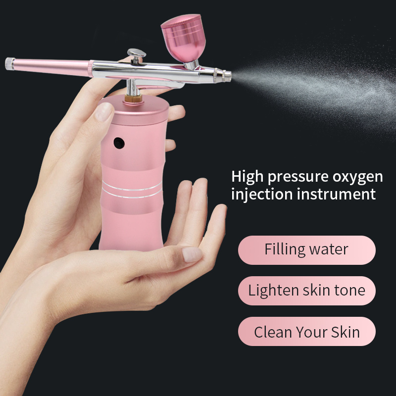 ミニairbrushナノ酸素圧力ディープスキンインジェクショ - Airbrush Kit With Mini Compressor のレビューと価格