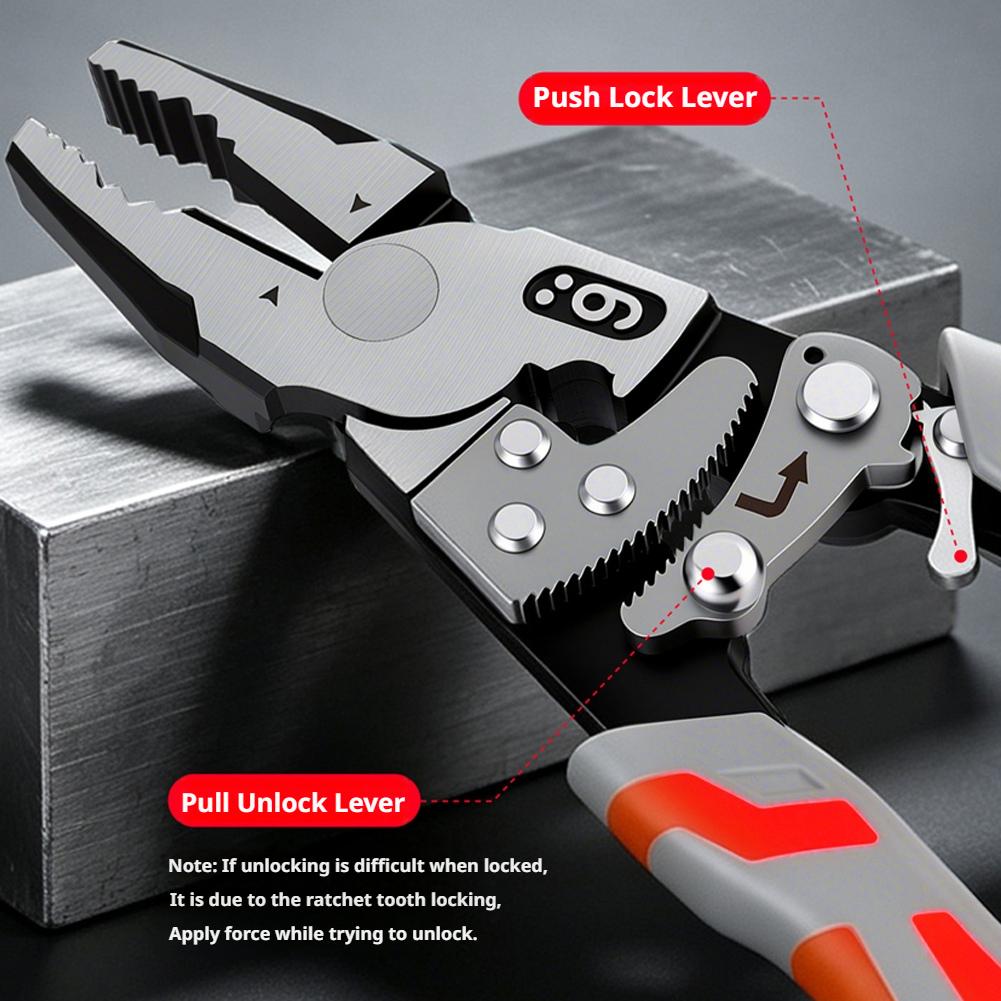 9インチのラチェット式自動ロック機能付きワイヤカッタープライ - Automatic Wire Stripper Cutter のレビューと価格