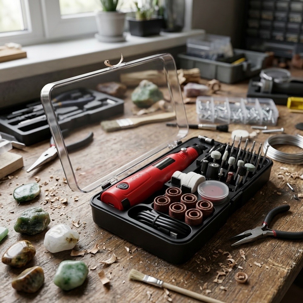 3.6V コードレス回転工具キット。USB充電式電動グライン - Cordless Rotary Tool Kit Accessories のレビューと価格