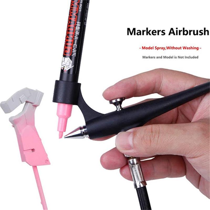小型エアブラシ軽量マーカーペンポータブルミニサイズスプレーガ - Airbrush Kit With Mini Compressor のレビューと価格