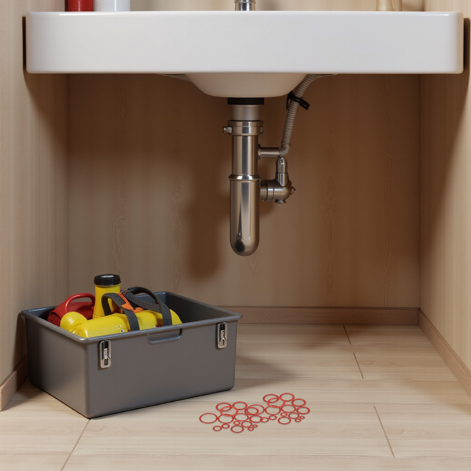 225個入り シリコン製 耐熱ガスケットセット（赤色）。配管 - Plumbing のレビューと価格