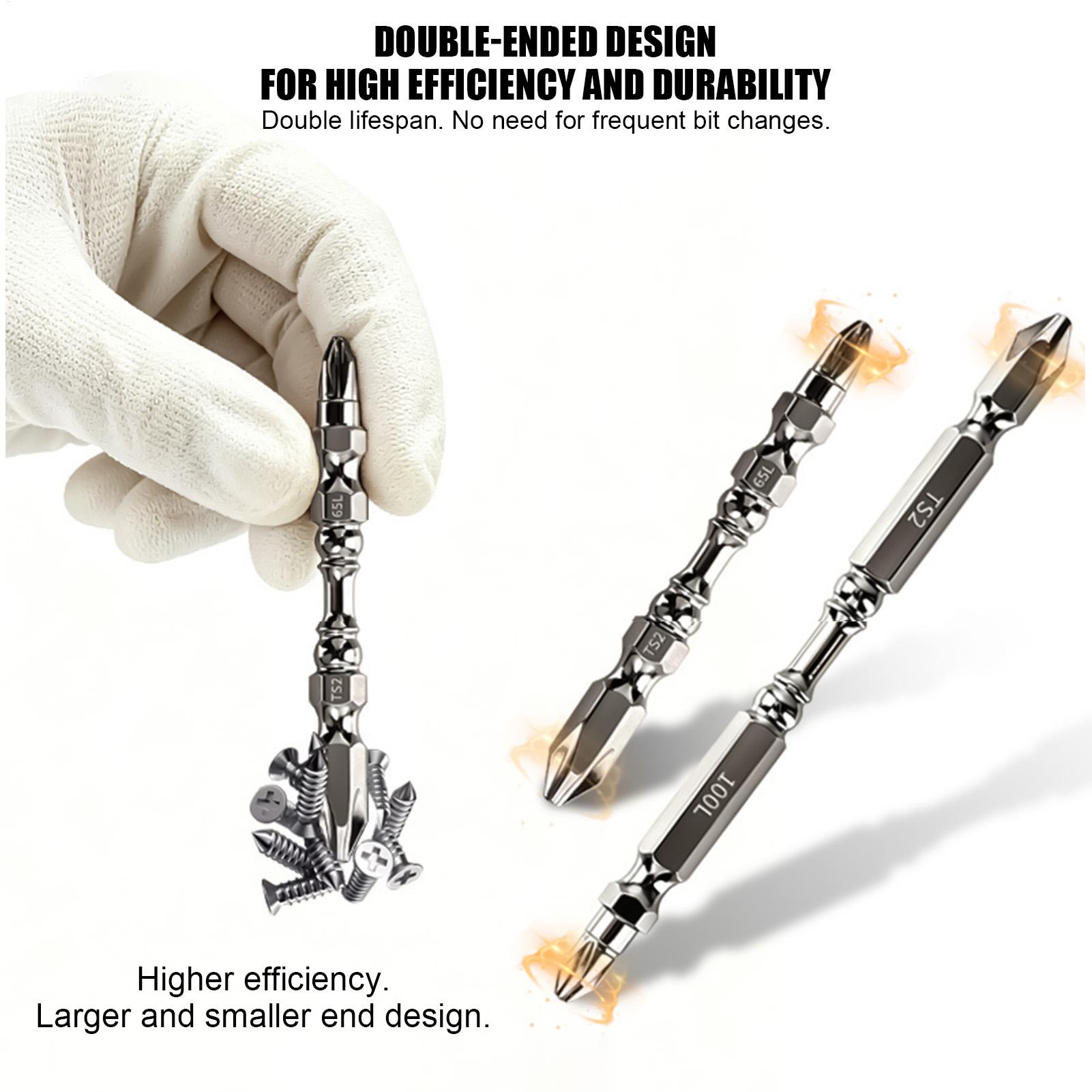 ドライバービットセット磁気ヘビーデューティ金属六角シャンク滑 - Power Tools のレビューと価格