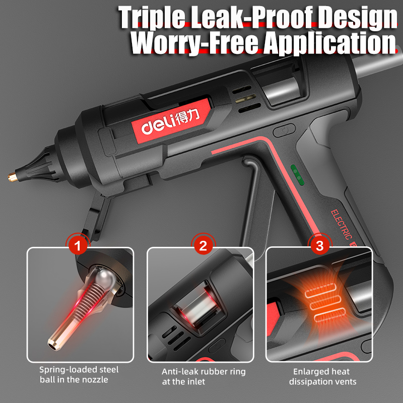 デリ 300W ホットメルトグルーガン DIY ミニ家庭用/ - Hot Melt Glue Gun Cordless のレビューと価格