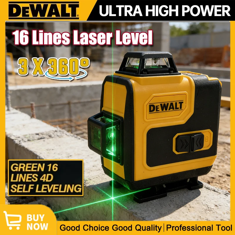 Dewalt レーザーレベル 360 グリーン 16 ライン - Laser Level 16 Lines 4D Green のレビューと価格