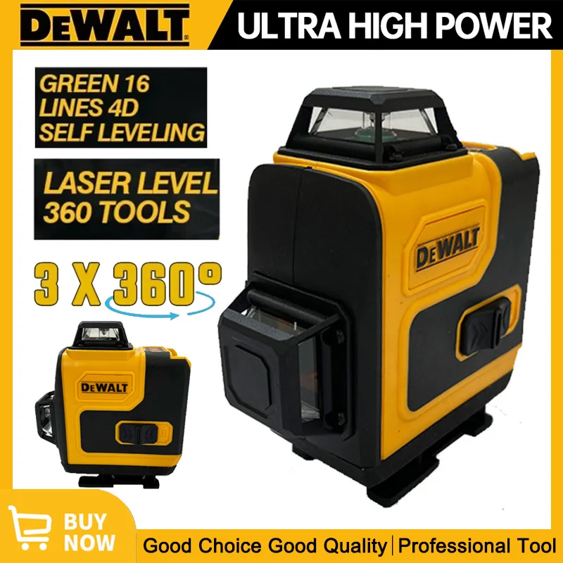Dewalt レーザーレベル 360 グリーン 16 ライン - Laser Level 16 Lines 4D Green のレビューと価格