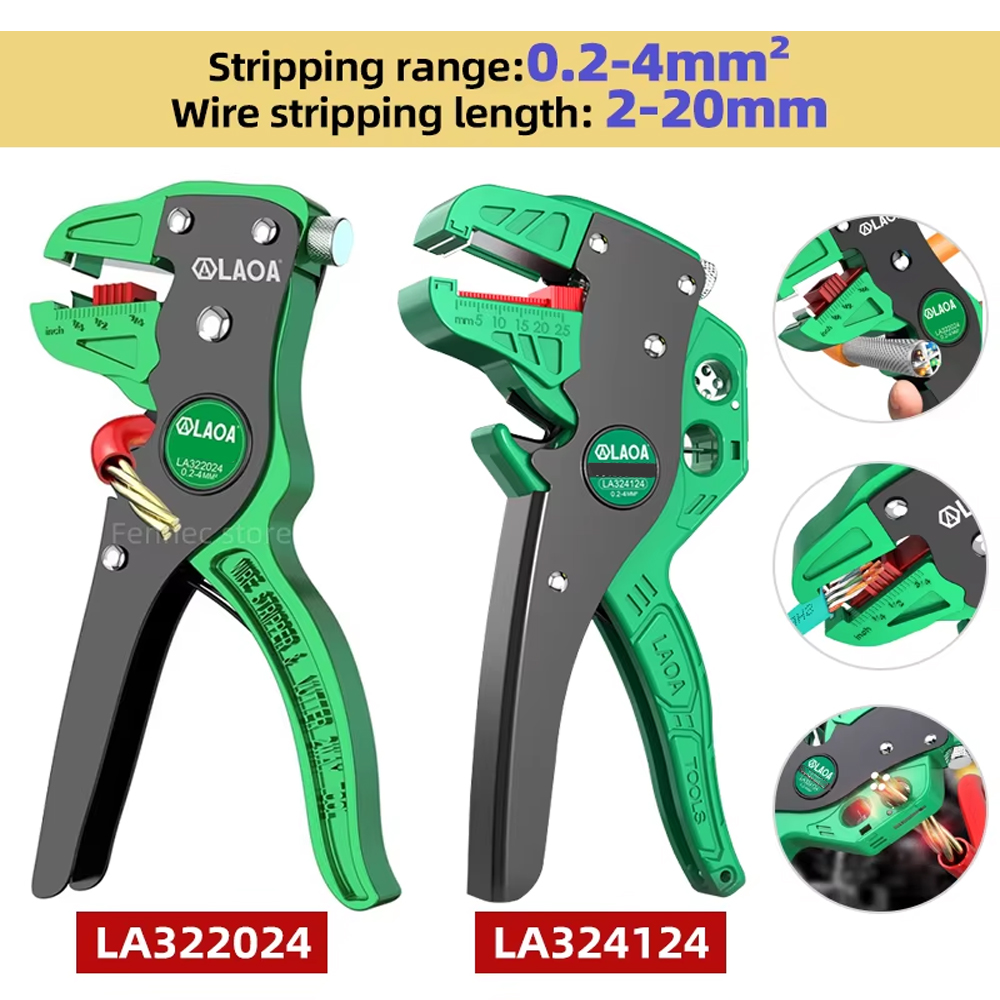 LAOA ワイヤーストリッパーツールケーブル切断ニッパー調整 - Automatic Wire Stripper Cutter のレビューと価格