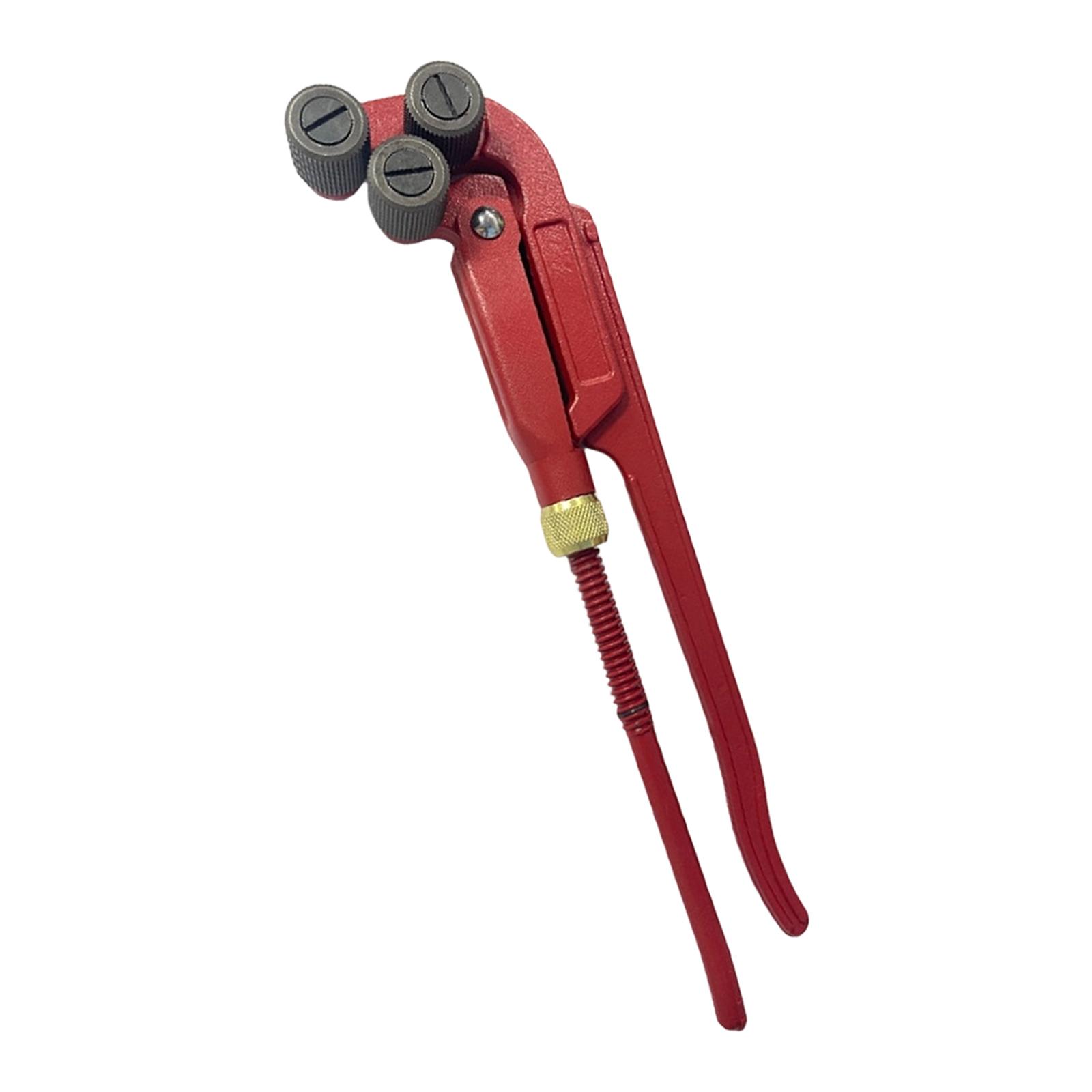 炭素鋼製のねじ込み式パイプ用トング。調整可能な三角ローラーを - Plumbing のレビューと価格