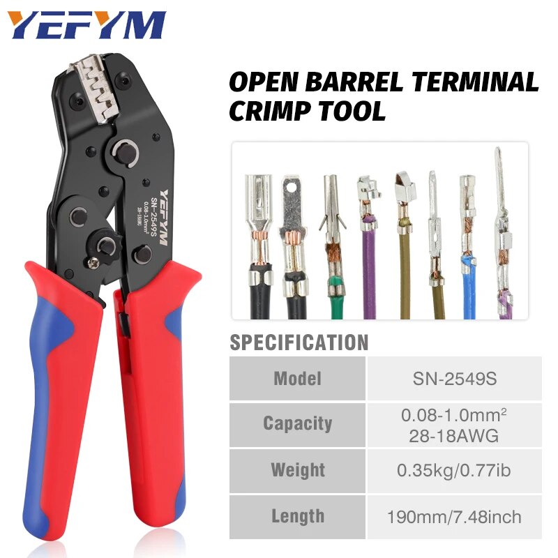 SN-2549S 圧着工具 PH2.0/XH2.54/2.8 - Automatic Wire Stripper Cutter のレビューと価格